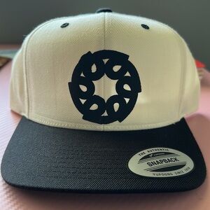 Black and tan Cultura Snapback Hat